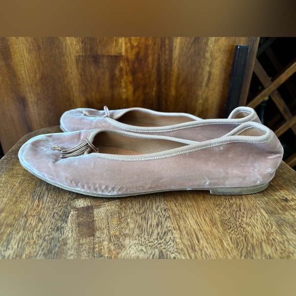 Dôen Pink Velvet Ballerina Flats 39/9/8.5 - Picture 5 of 9